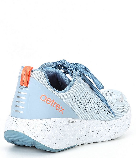 Lavender Aetrex Danika Arch Support Sneaker Light Blue
