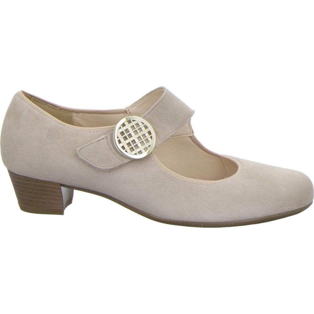 Dark Gray Ara Women's Calico II Mid Heel Sand Kid Suede