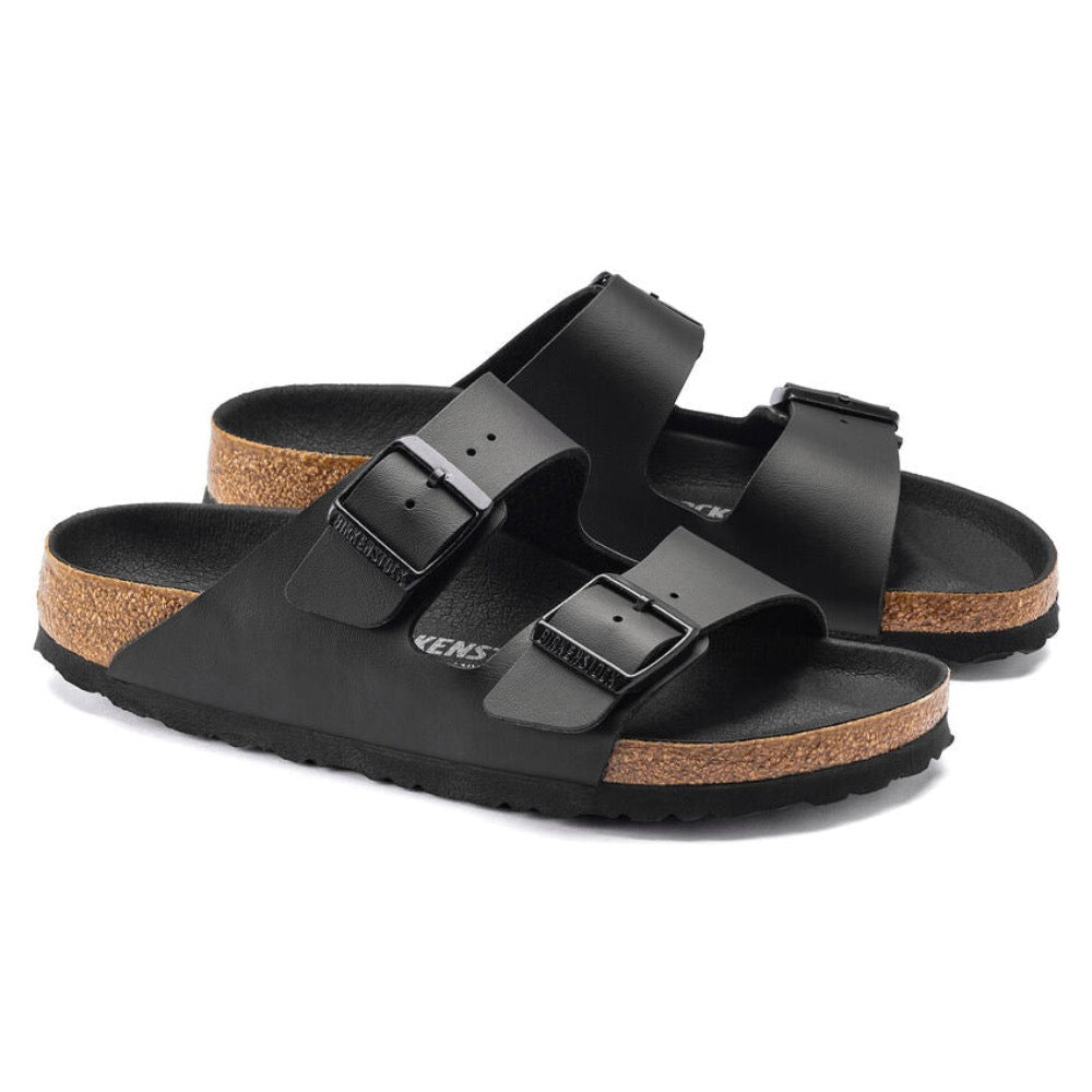 Dark Slate Gray Birkenstock Unisex Arizona Birko-Flor Black