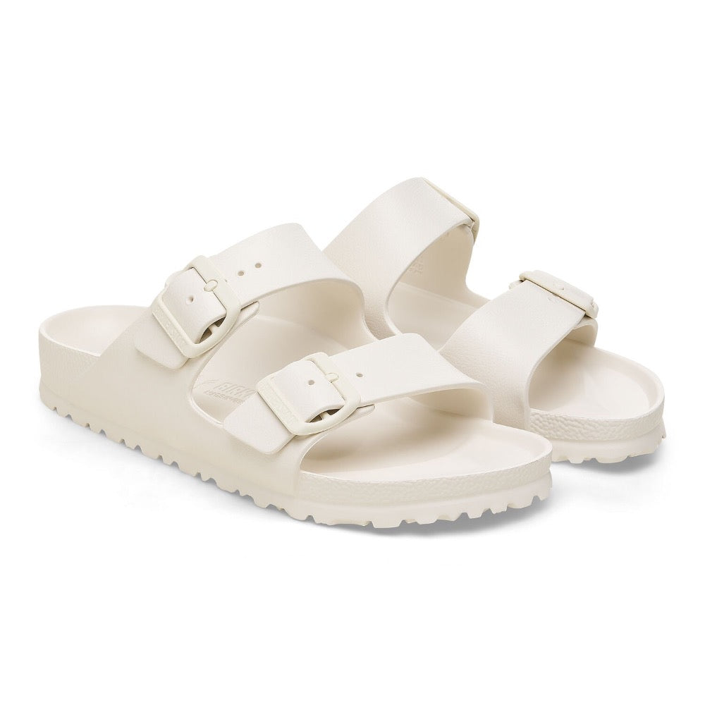 Light Gray Birkenstock Unisex Arizona EVA Eggshell