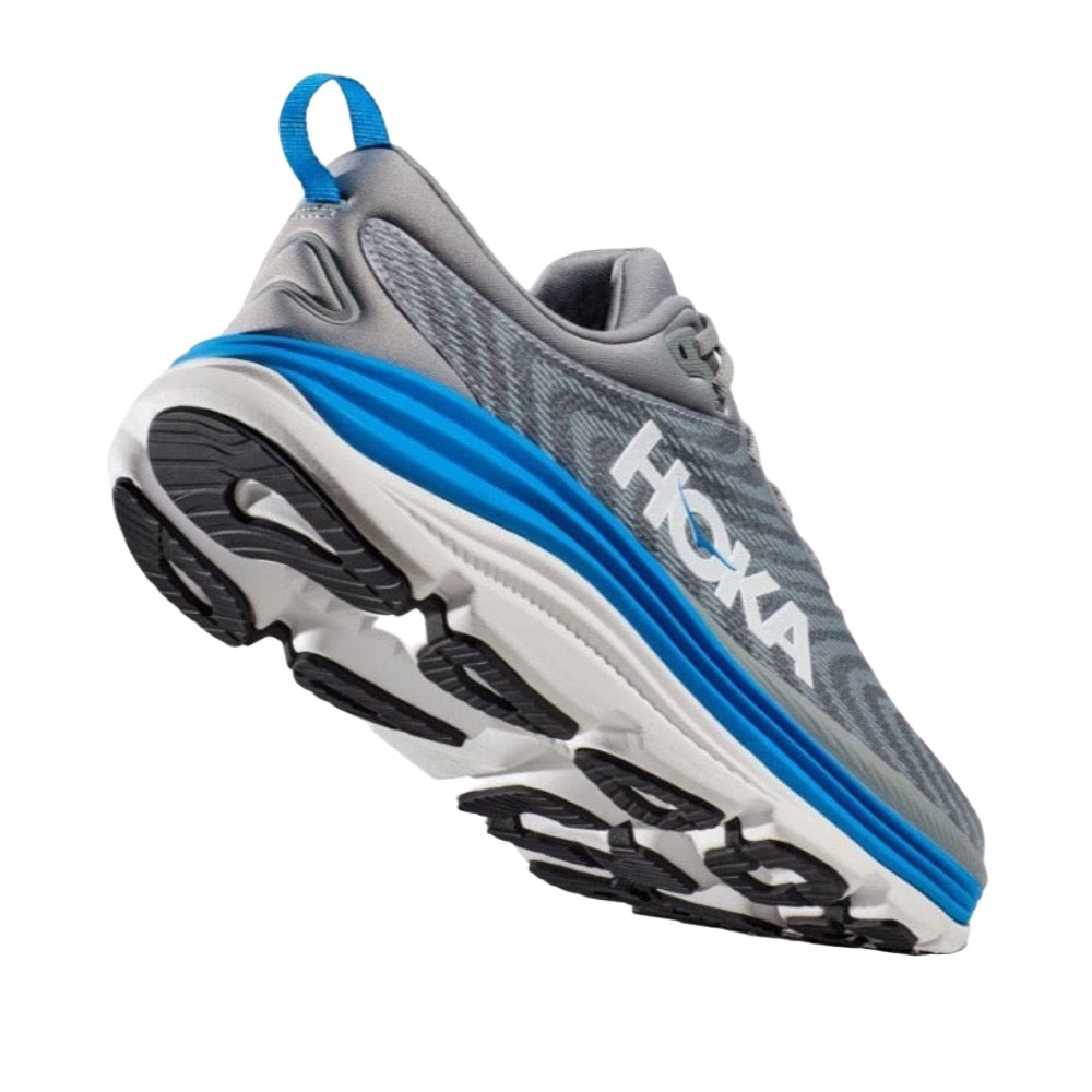 Dark Slate Gray Hoka Men's Gaviota 5 Limestone / Blue Wide