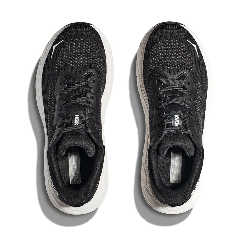 Dark Slate Gray Hoka Men's Arahi 7 Back / White