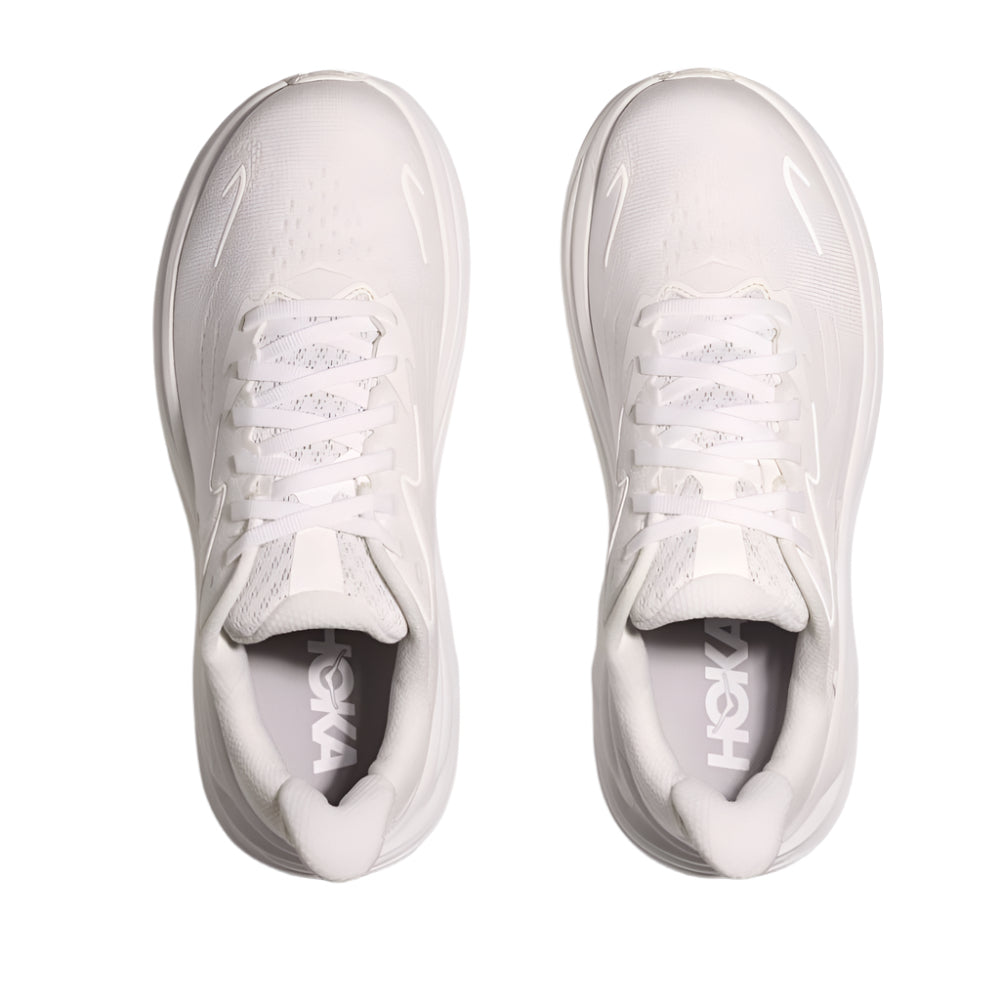 Light Gray Hoka Women's Clifton 10 White / White