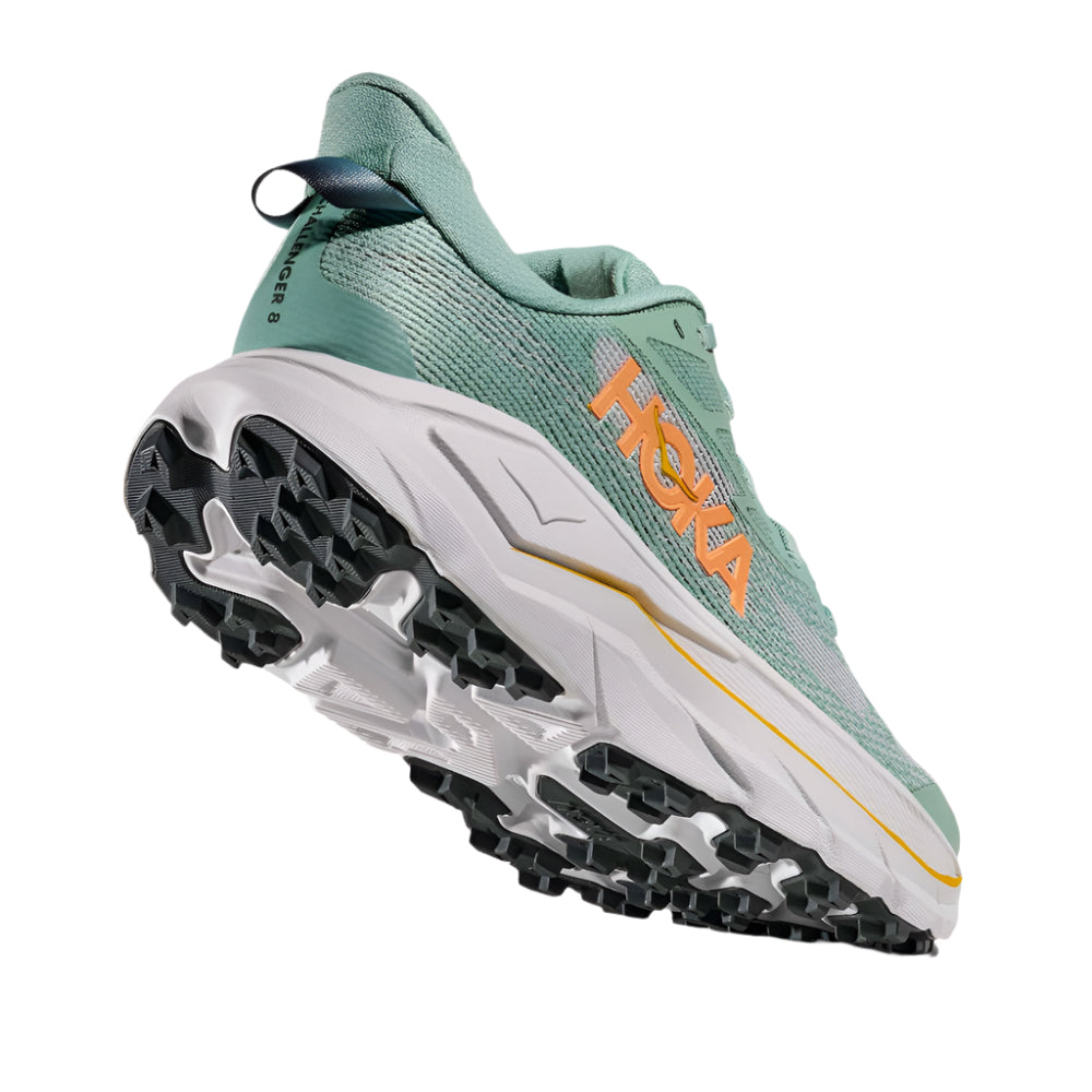 Gray Hoka Women's Challenger 8 Jade / Cosmic Grey