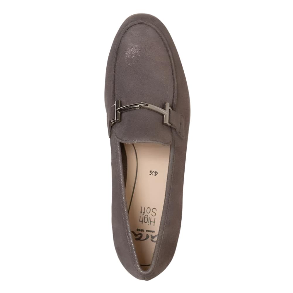 Dim Gray Ara Women's Kelowna Metal Bit Loafer Street Celtickid
