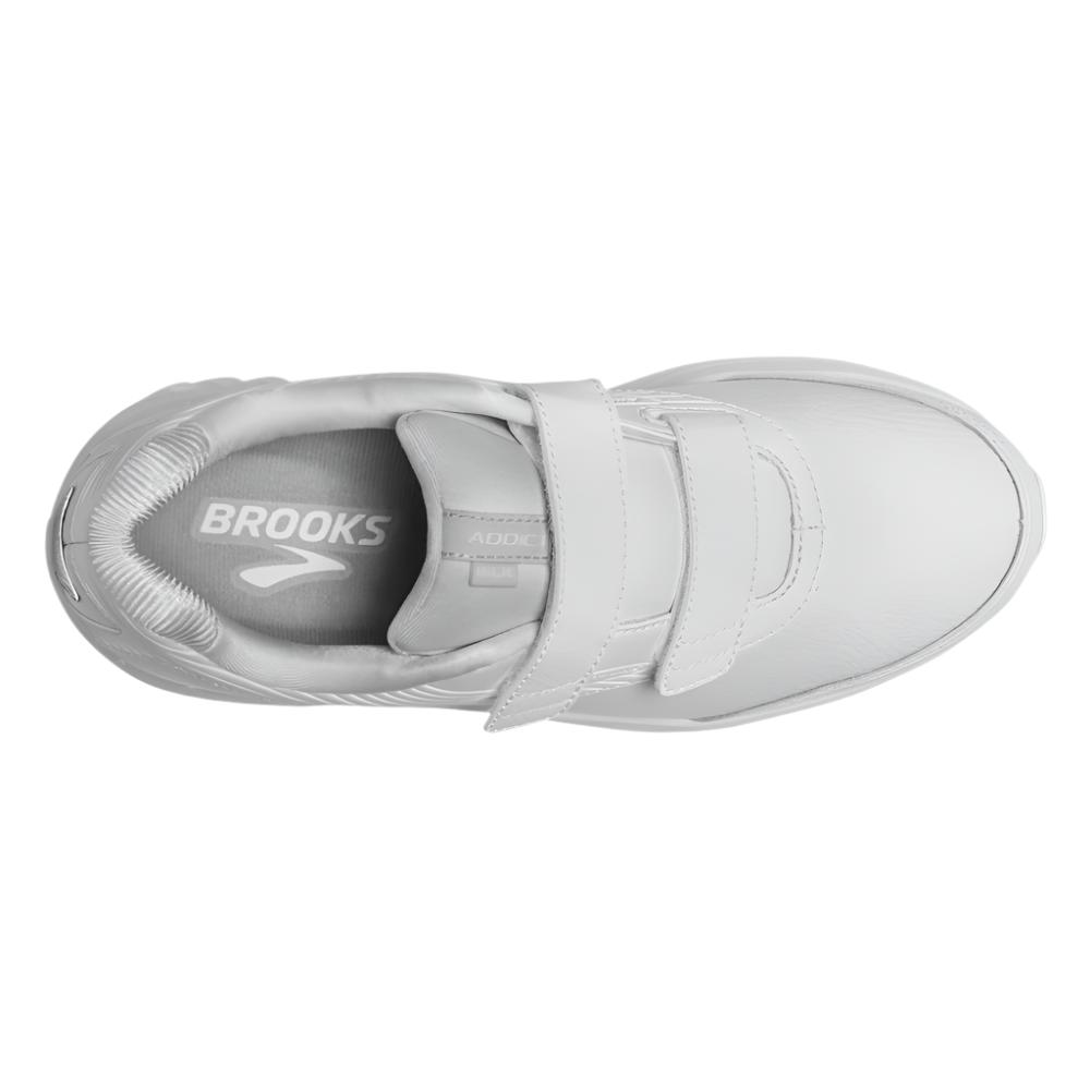 White Smoke Brooks Women's Addiction Walker V-Strap 2 White Wide