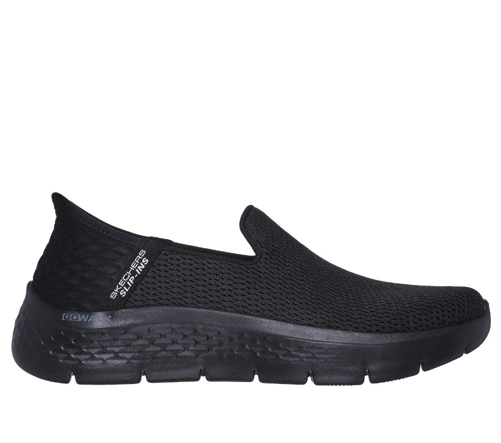 Dark Slate Gray Skechers Women's GO WALK Flex - Relish Black