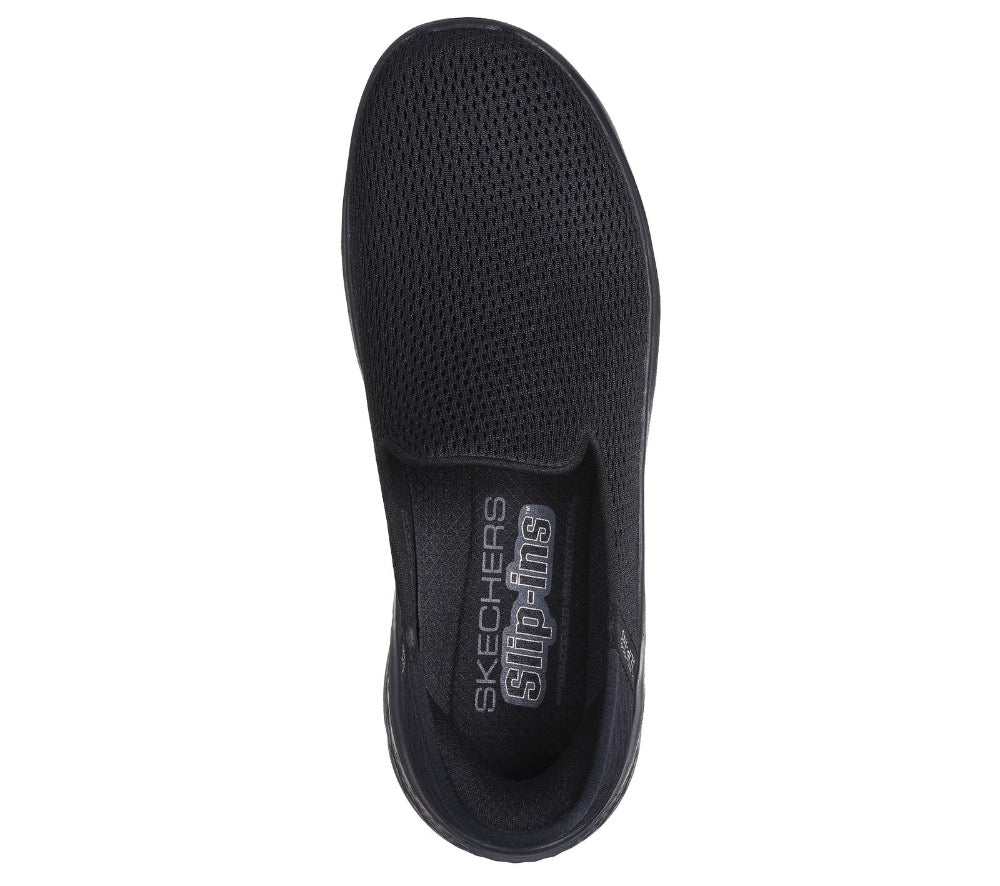 Dark Slate Gray Skechers Women's GO WALK Flex - Relish Black
