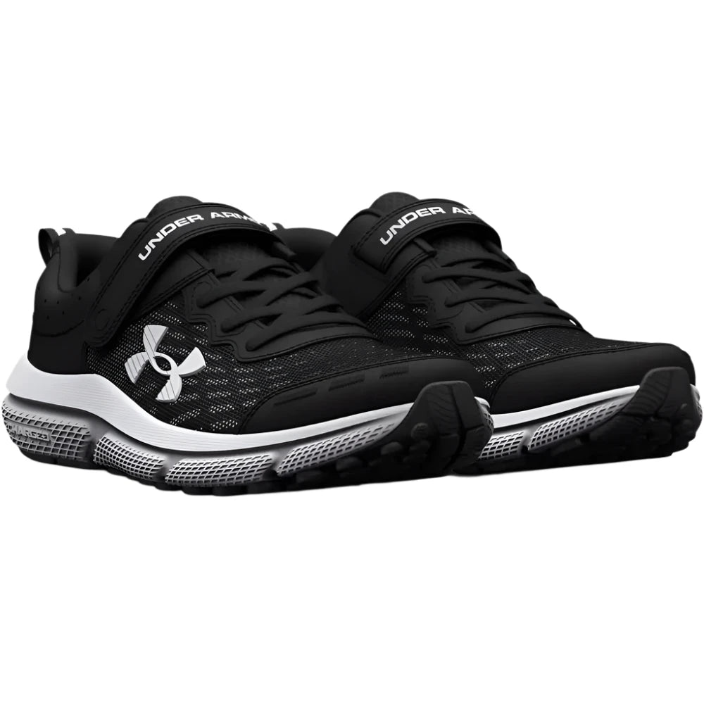 Black Under Armour Boys Assert 10 AC Hook and Loop Black