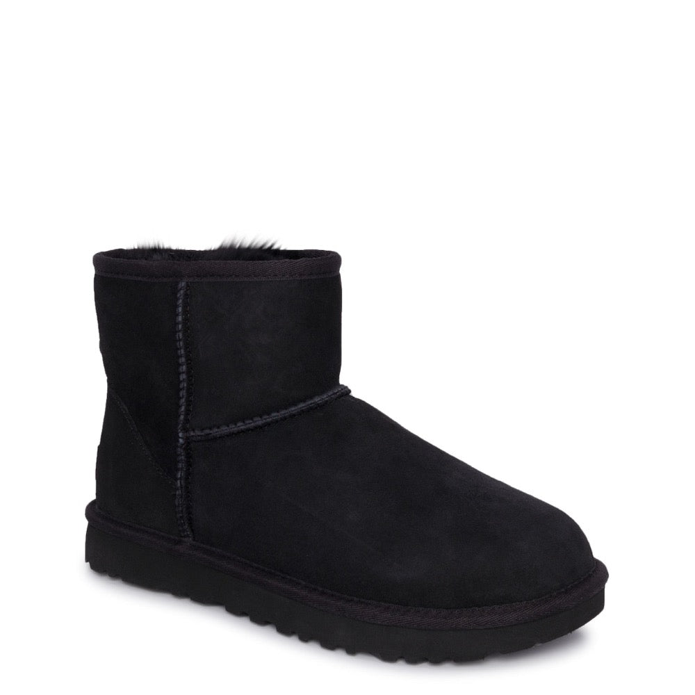 Black Ugg Women's Classic Mini II Suede Boot Black