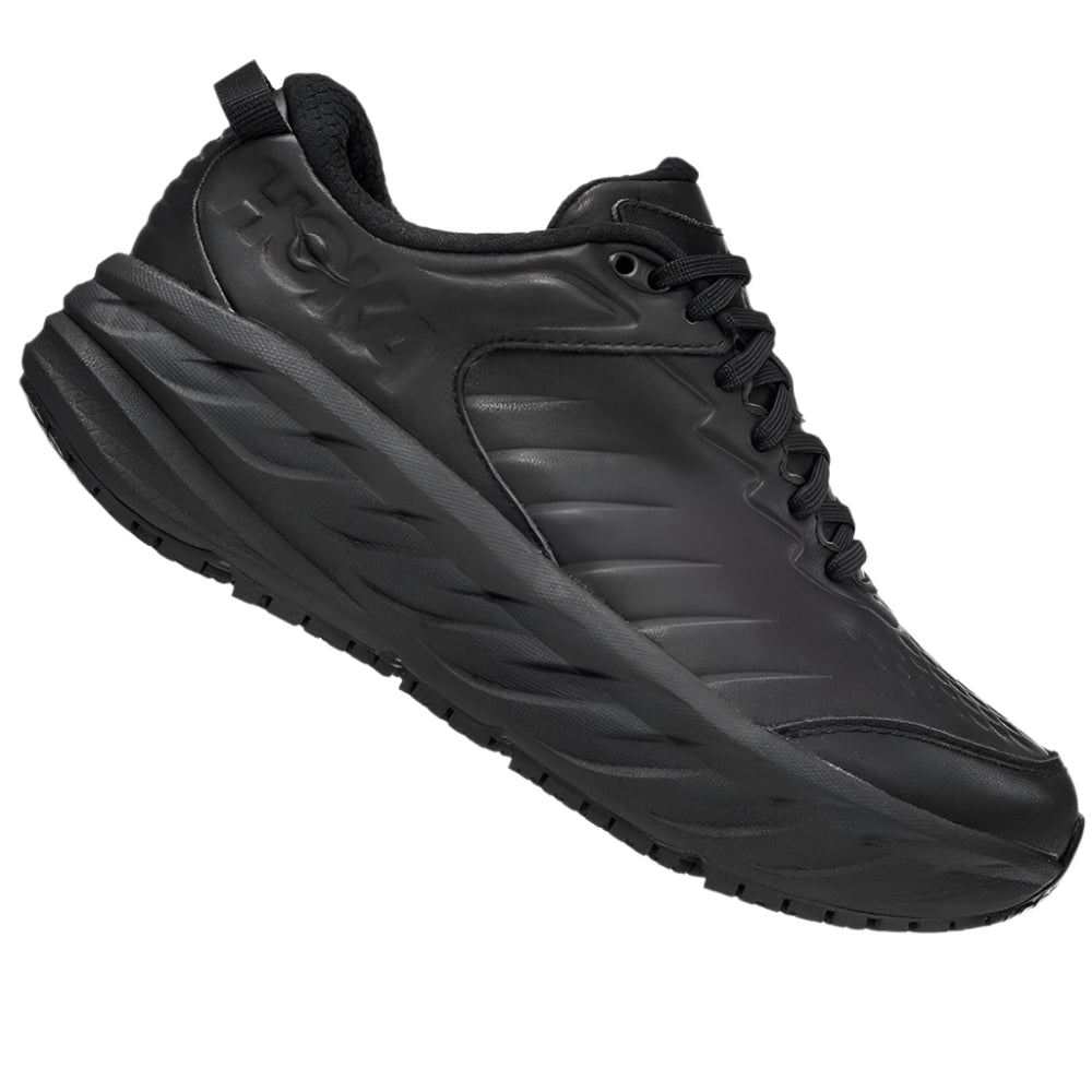 Dark Slate Gray Hoka Men's Bondi Slip Resistant Black / Black
