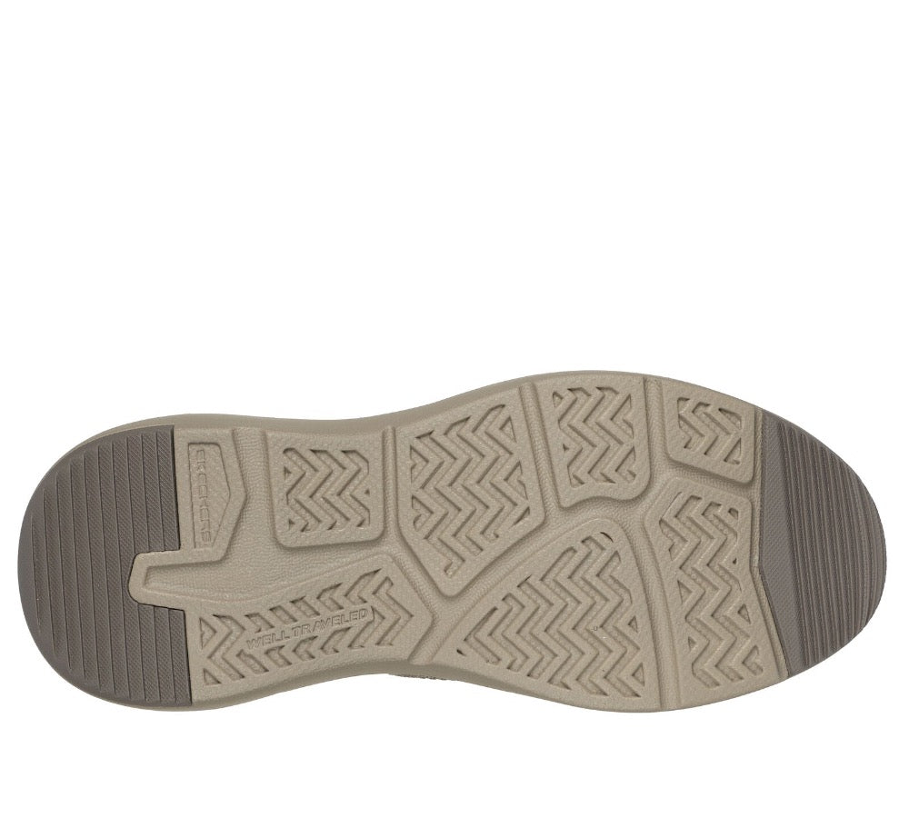 Light Slate Gray Skechers Men's Parson Dewitt Hands-Free Slip On Taupe