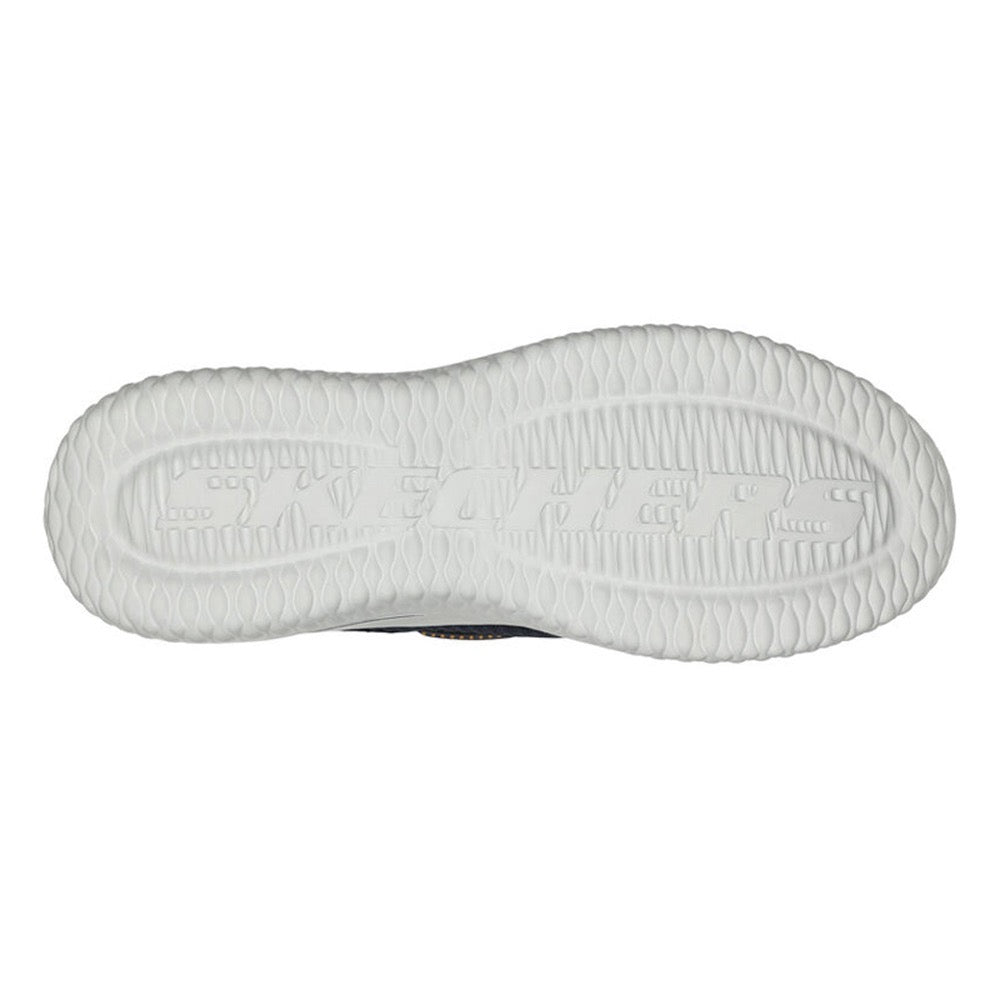 Light Gray Skechers Men's Delson 3.0 - Roth Hands-Free Slip On Navy