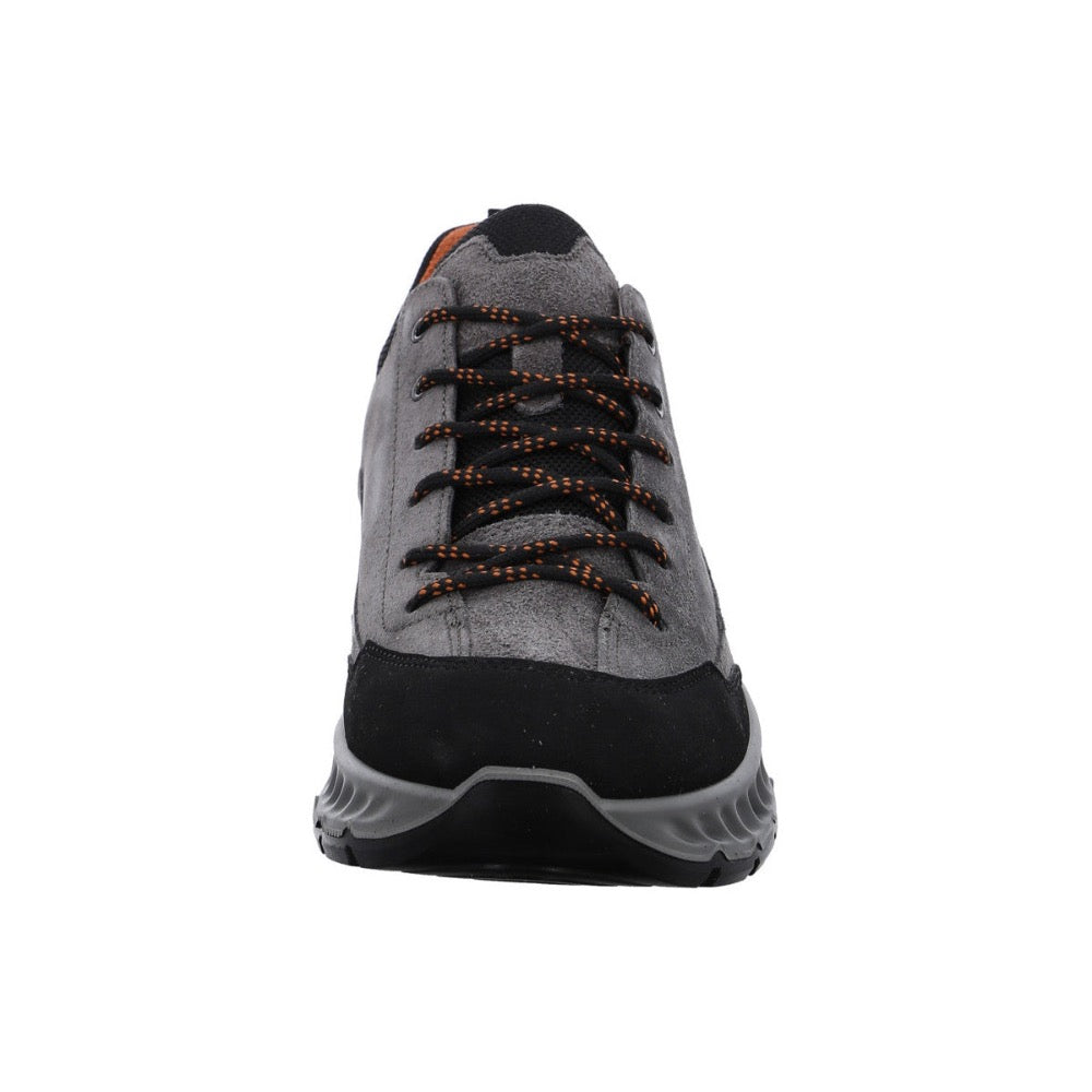 Dark Slate Gray Ara Men's Pietro GORE-TEX Lace-Up Hiker Boot Black / Anthracite / Nubuck / Suede