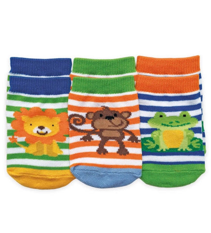 Jefferies Socks Boys Animal Multi 3 Pack