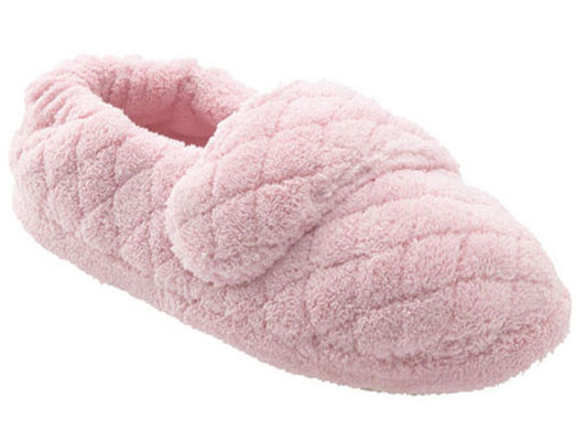 Gray Acorn Women's Spa Wrap Slipper Pink