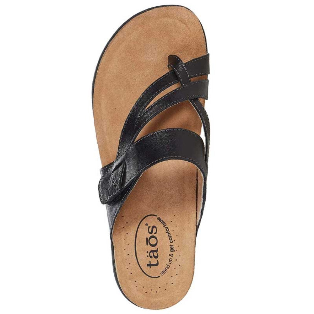 Rosy Brown Taos Women's Perfect Sandal Black