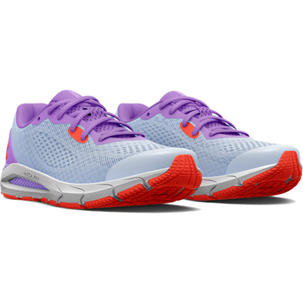 Gray Under Armour Girls HOVR Sonic 5 Oxford Blue