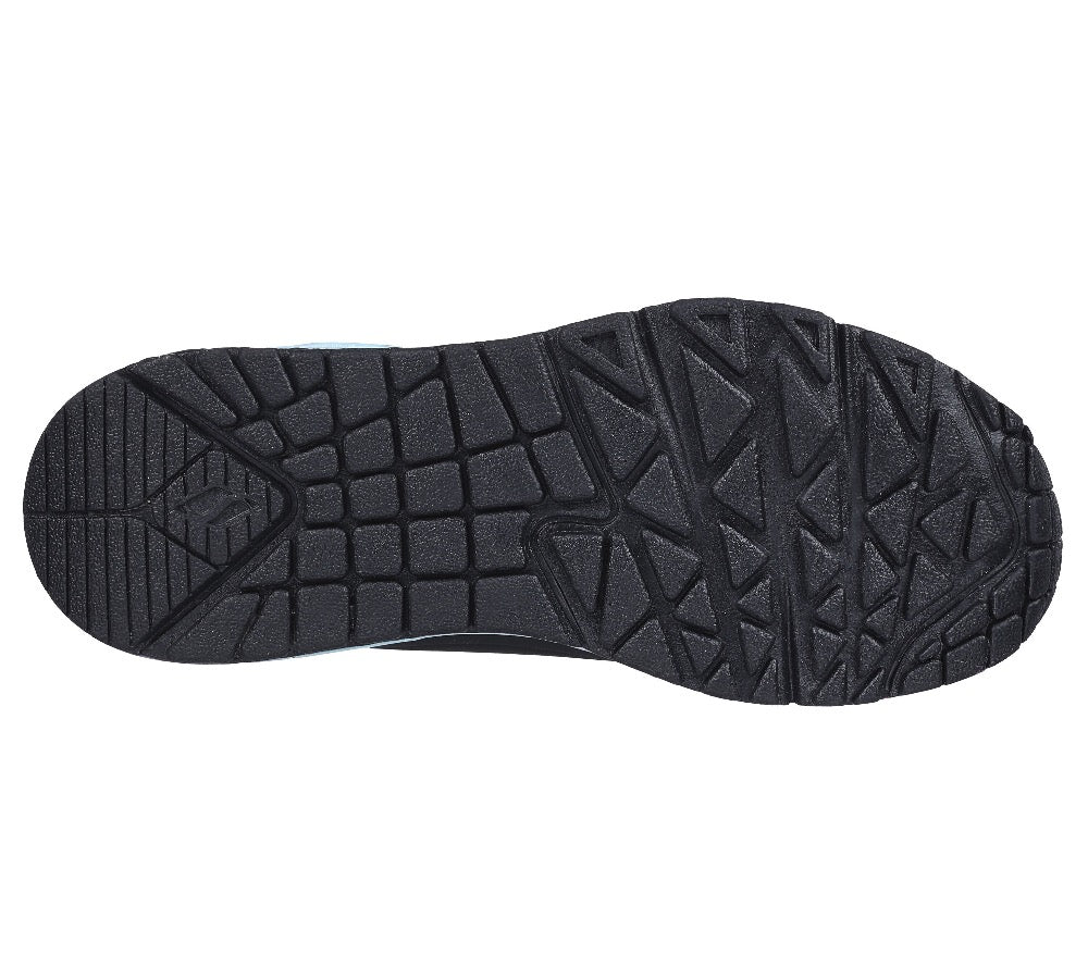 Dark Slate Gray Skechers Little and Big Girls Uno Gen1 - Pop of Ombre Black / Multi