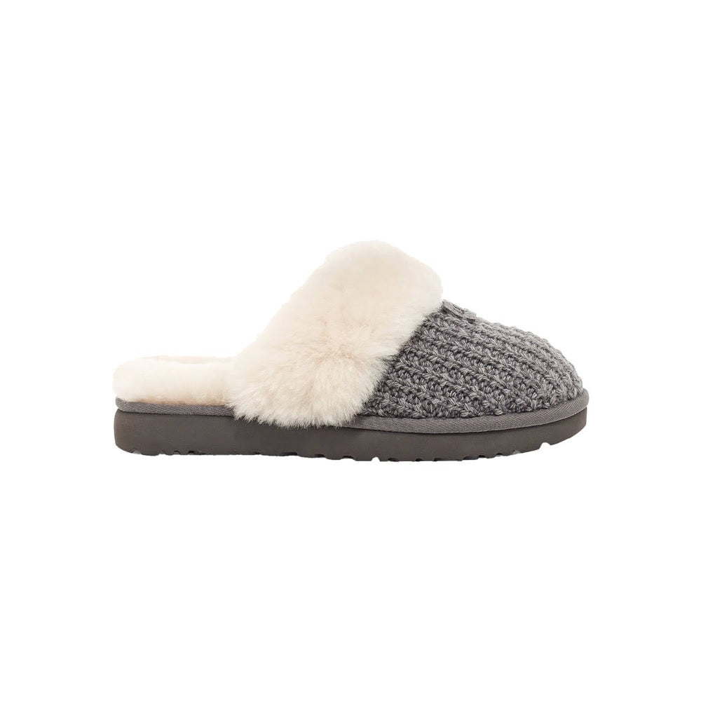 Light Gray Ugg Women's Cozy Faux-Shearling Slipper Charcoal