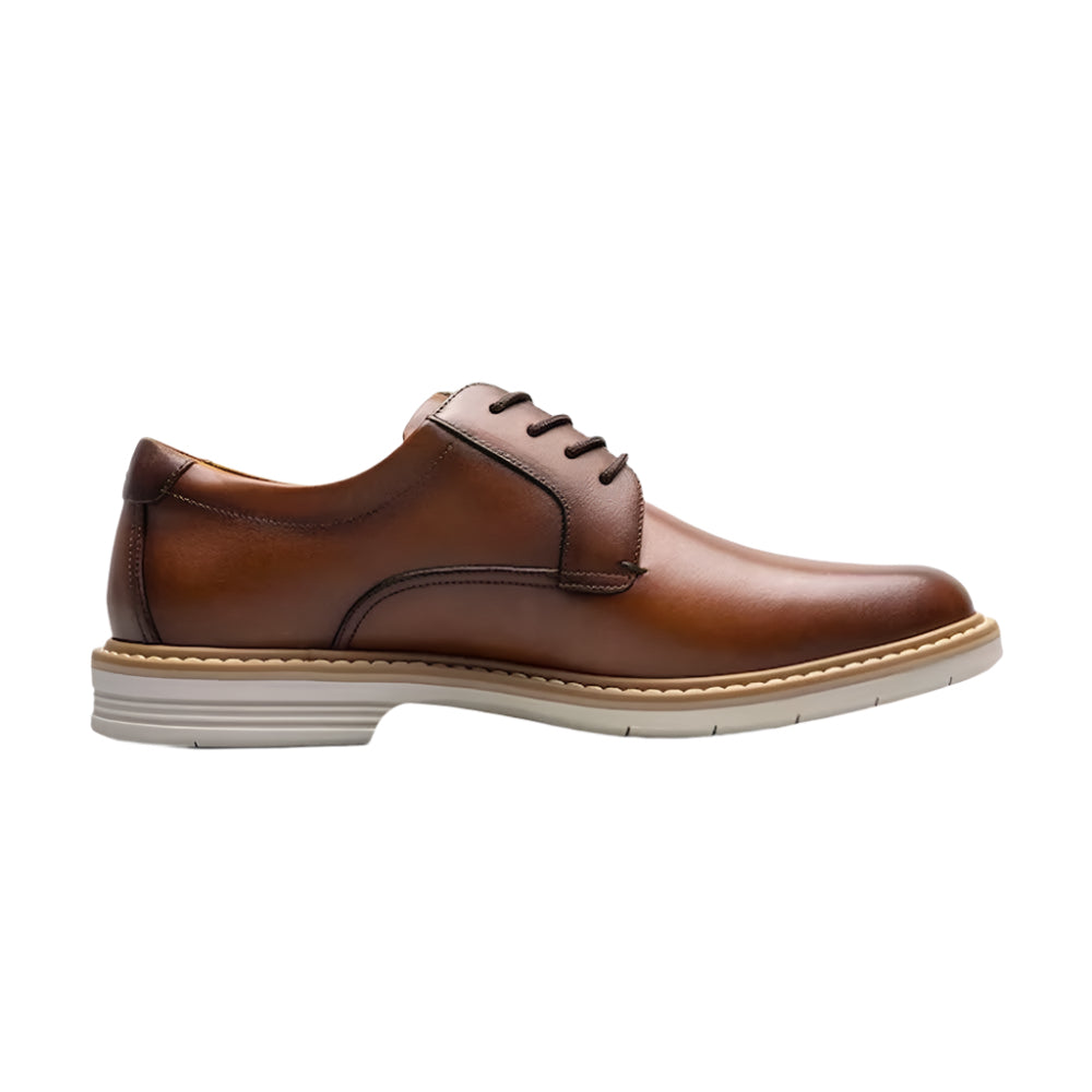 Dark Olive Green Florsheim Norwalk Plain Toe Oxford Cognac / Cognac Multi