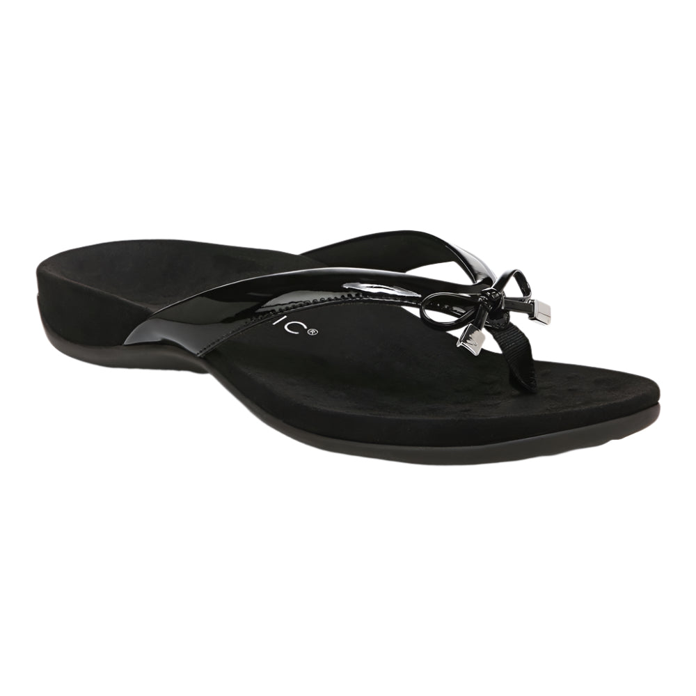 Black Vionic Women's Bella Toe Post Sandal Black