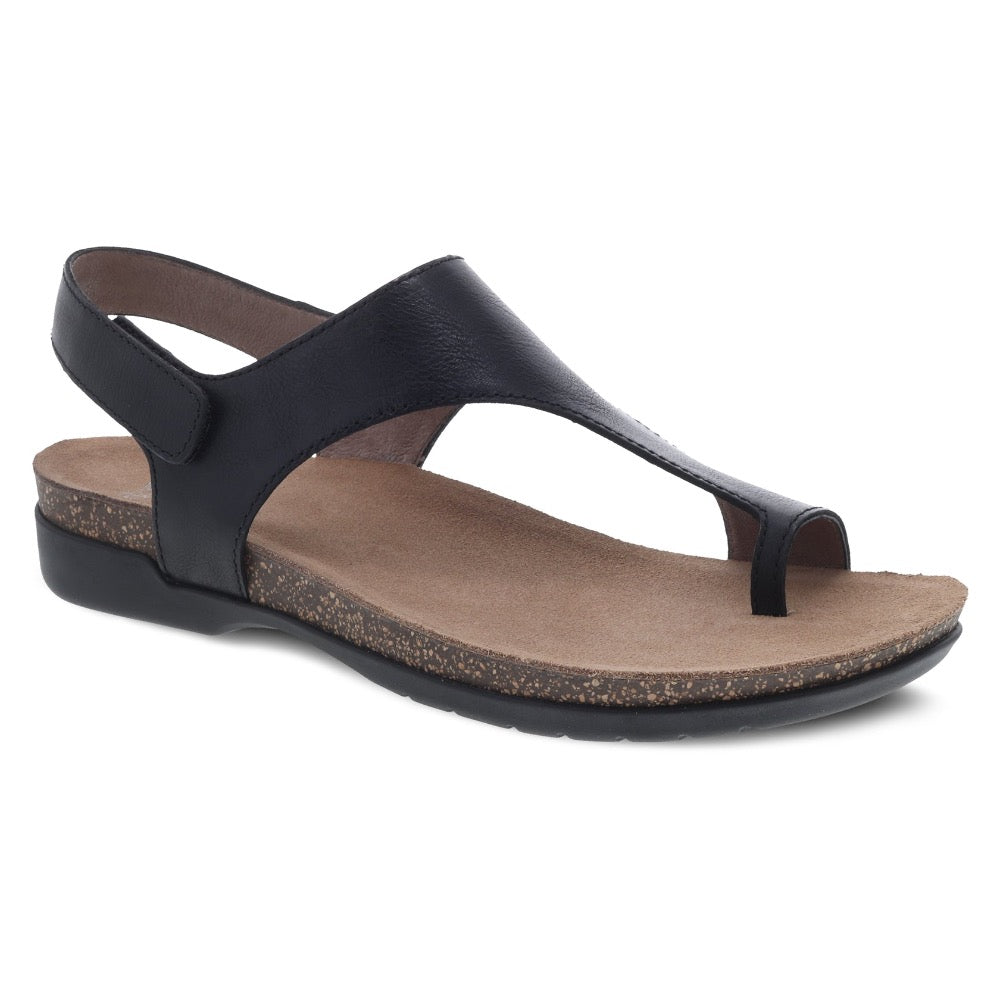 Dark Slate Gray Dansko Women's Reece Black Waxy Burnished