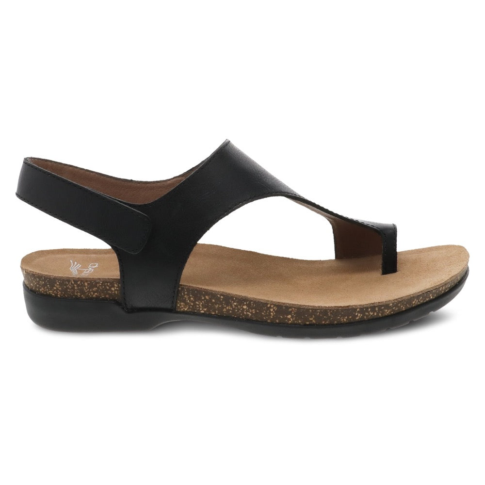 Dark Slate Gray Dansko Women's Reece Black Waxy Burnished