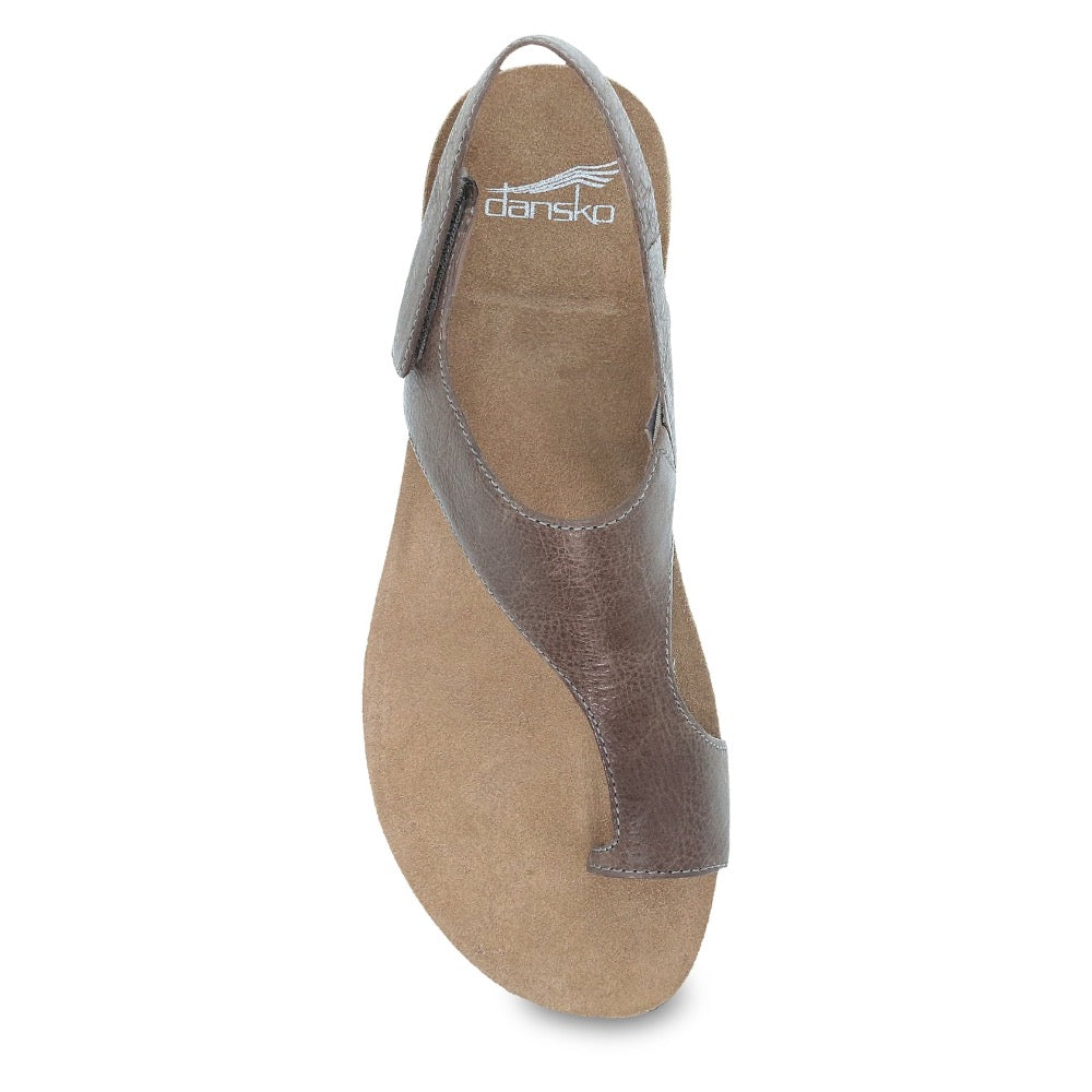 Slate Gray Dansko Women's Reece Stone Waxy Burnished