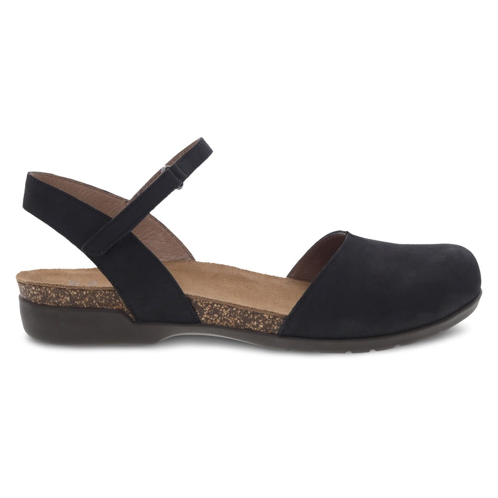 Dark Slate Gray Dansko Women's Rowan Black Nubuck