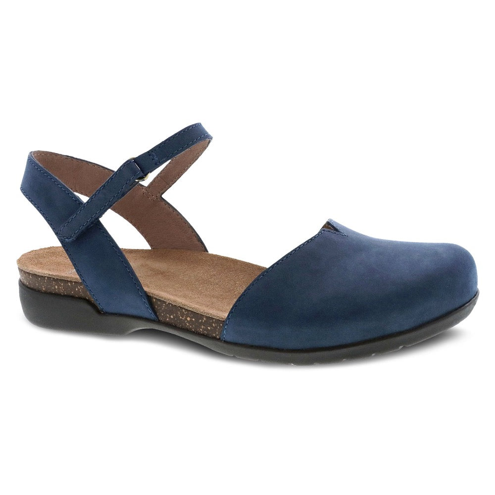 Dark Slate Gray Dansko Women's Rowan Navy Milled Nubuck