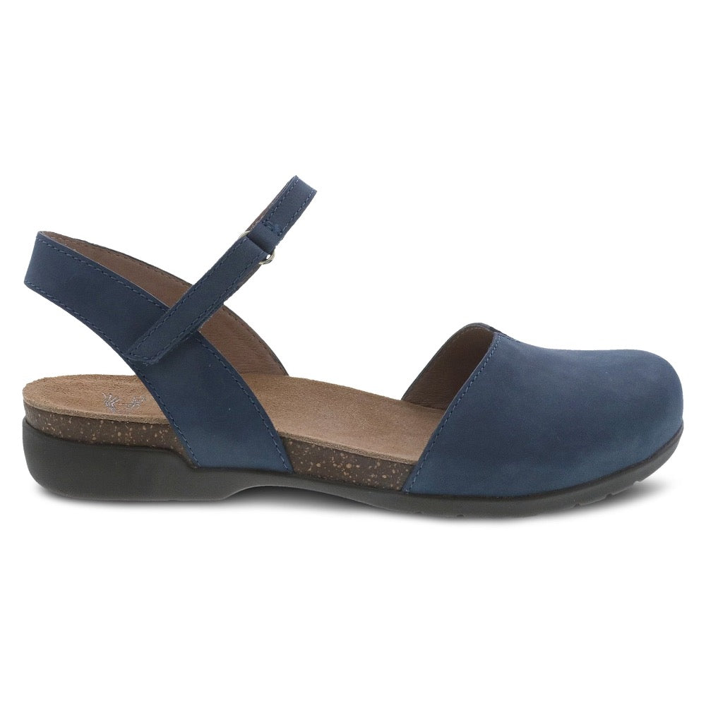 Dark Slate Gray Dansko Women's Rowan Navy Milled Nubuck