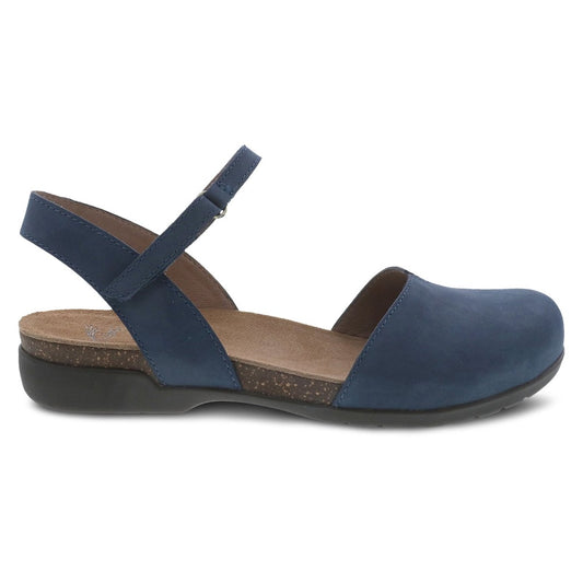 Dark Slate Gray Dansko Women's Rowan Navy Milled Nubuck