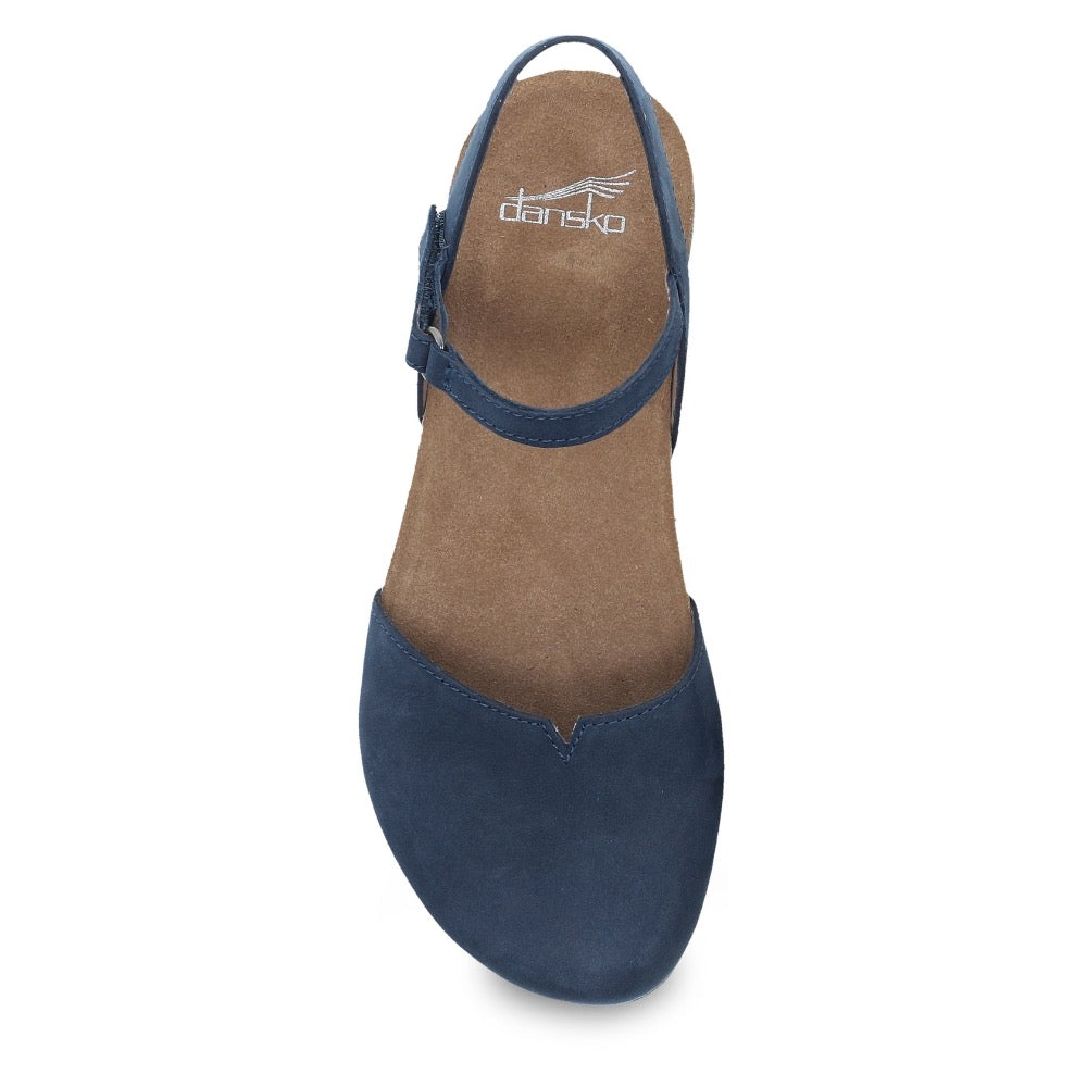Dim Gray Dansko Women's Rowan Navy Milled Nubuck
