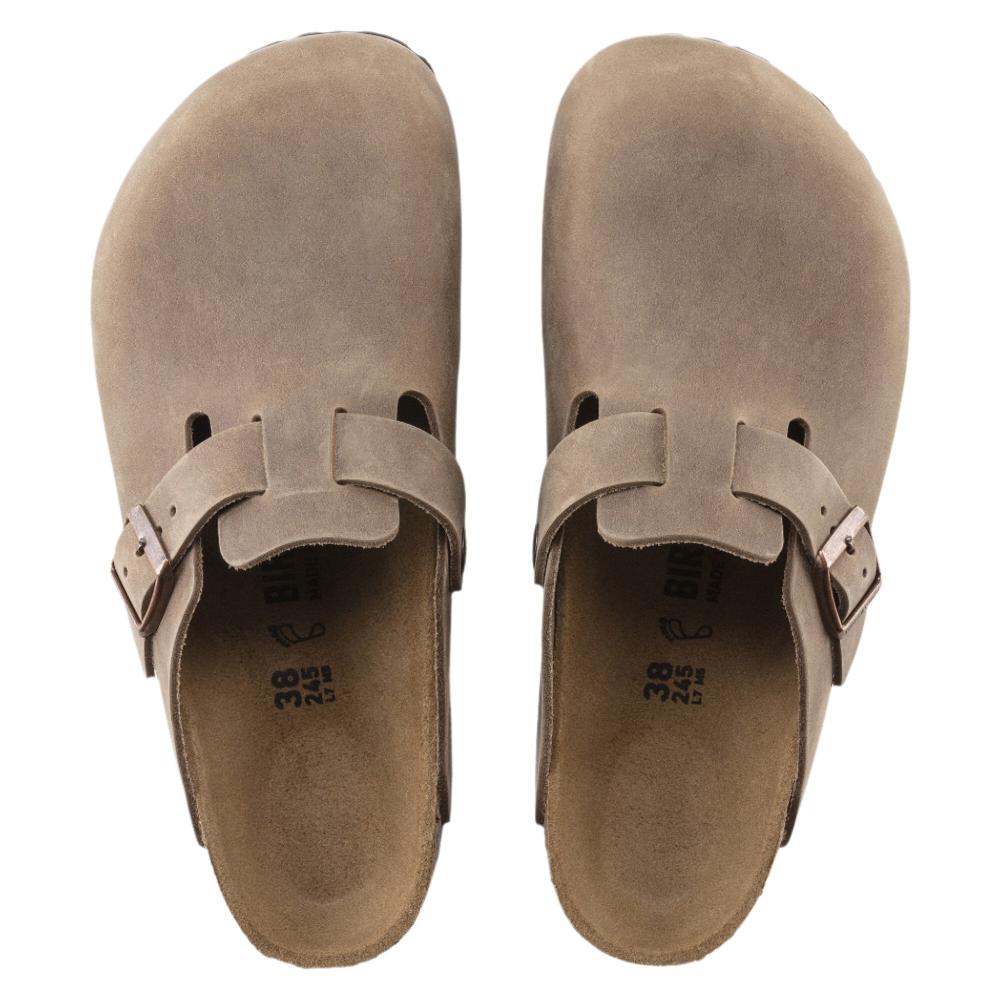 Dim Gray Birkenstock Unisex Boston Tobacco Oiled Leather