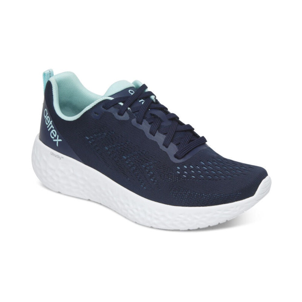 Dark Slate Gray Aetrex Danika Arch Support Sneaker Navy