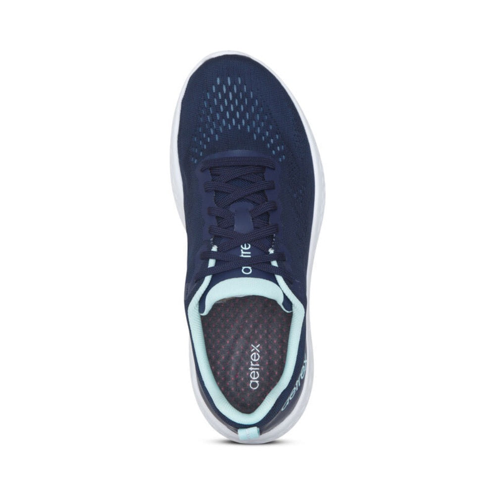Dark Slate Gray Aetrex Danika Arch Support Sneaker Navy