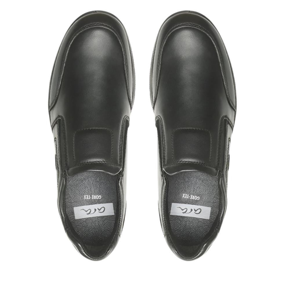 Dark Slate Gray Ara Men's Barry Gore-Tex Slip-On Black Leather