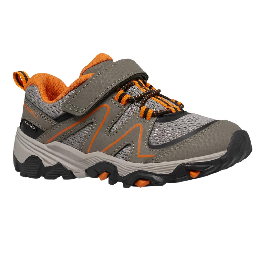 Dim Gray Merrell Boys Trail Quest Jr. Velcro Gunsmoke