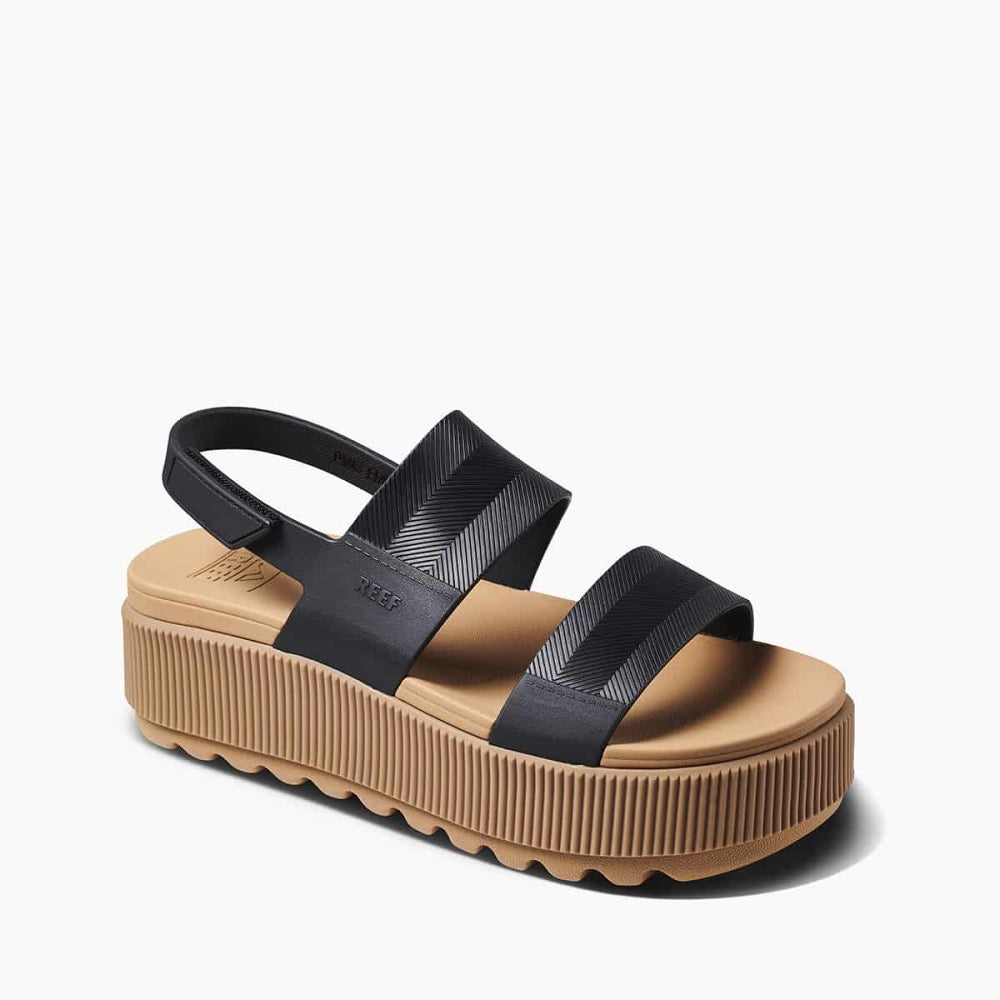 White Smoke Reef Women's Water Vista Higher Sandal Black / Tan