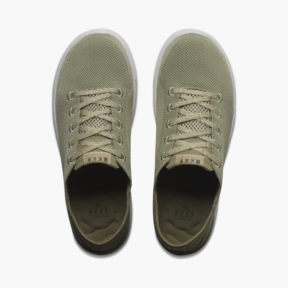 White Smoke Reef Men's Swellsole Neptune Slip On Shoe Elm