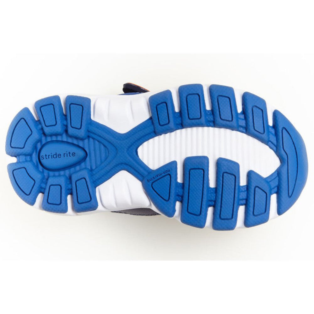 Lavender Stride Rite Infant/Toddler Boys M2P Journey Sneaker Hook and Loop Navy