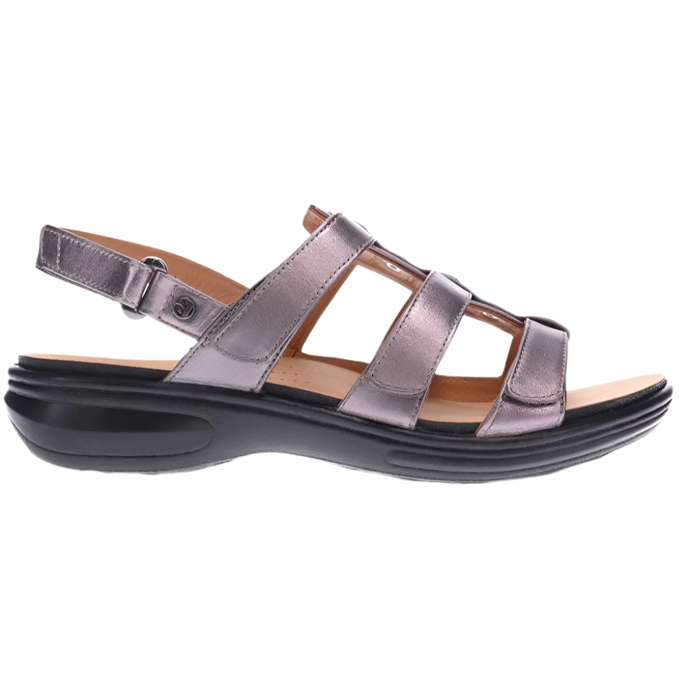 Dim Gray Revere Women's Toledo Sandal Gunmetal