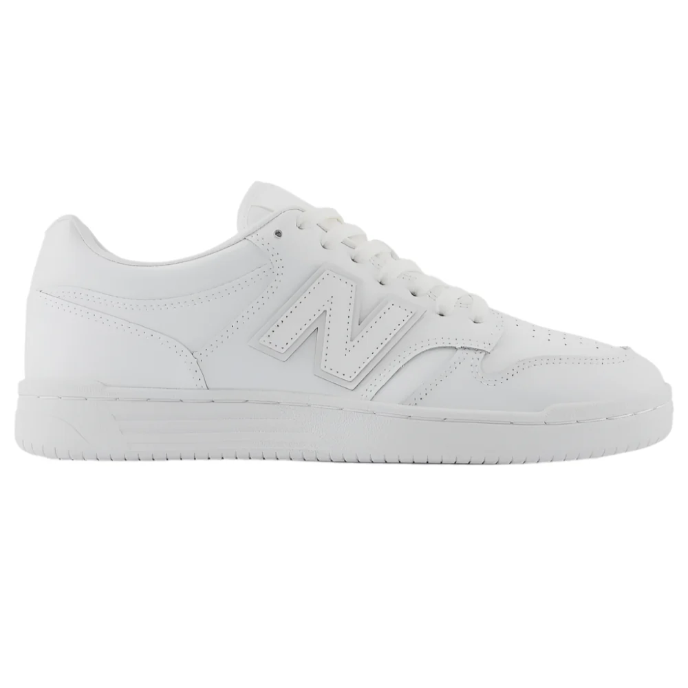 Light Gray Women's New Balance 480 Sneaker White