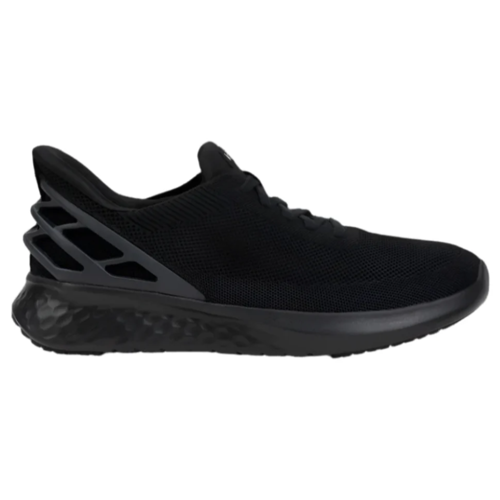 Kizik Unisex Athens Hands-Free Knit Sneaker Black Out – Comfort