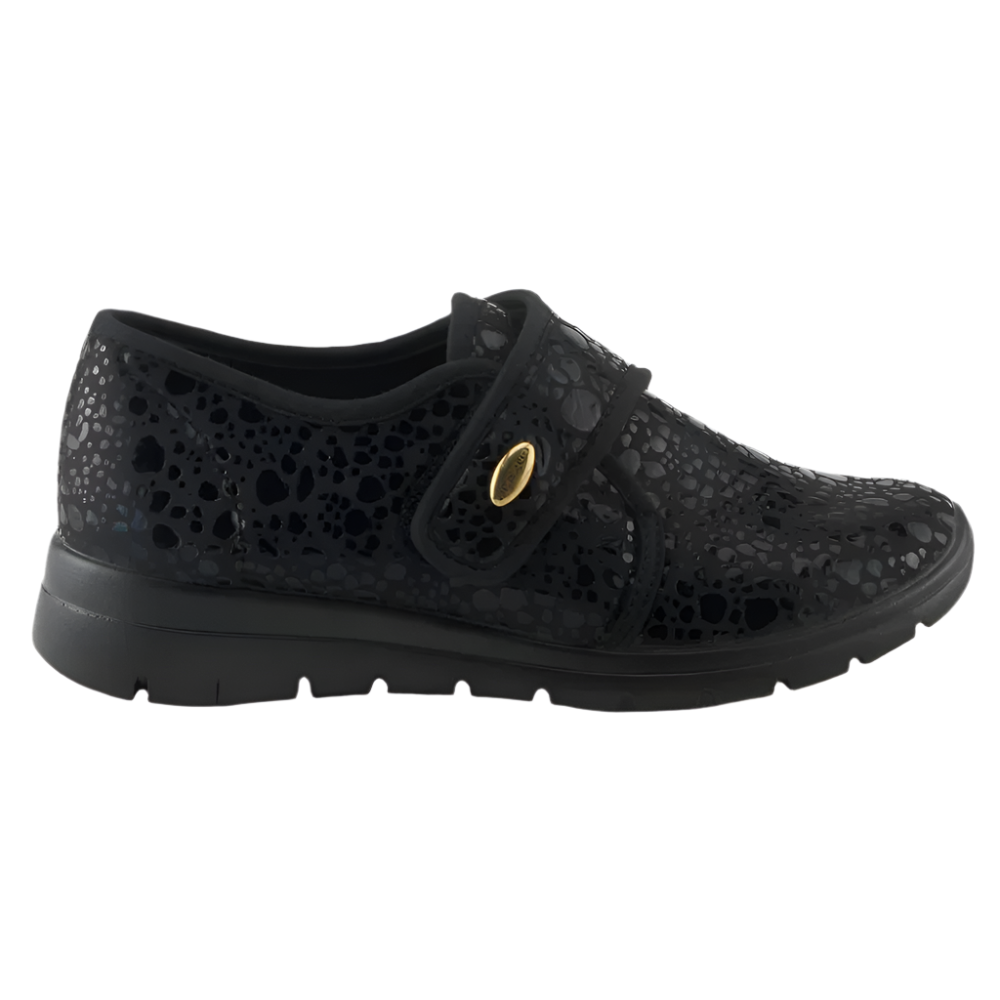 Dark Slate Gray Spring Step Women's Flexus Amay Shoes Black Croc
