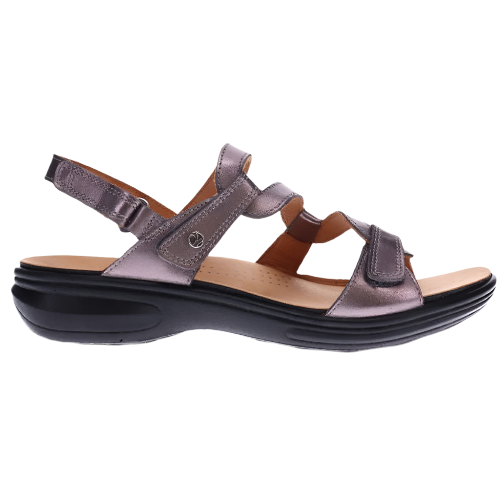 Dark Slate Gray Revere Women's Emerald Sandal Gunmetal