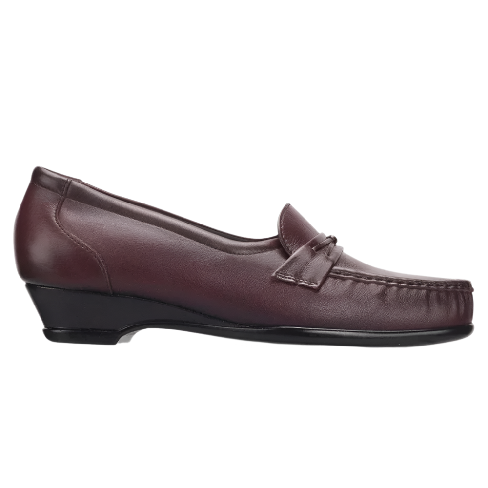 Dark Slate Gray SAS Women's Easier Slip On Loafer Antique Wine