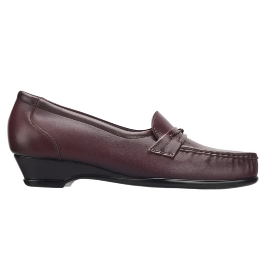 Dark Slate Gray SAS Women's Easier Slip On Loafer Antique Wine