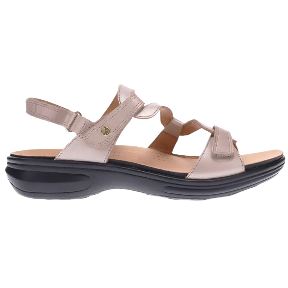 Dark Gray Revere Women's Emerald Sandal Champagne